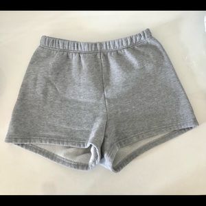 TNA cozy fleece shorts